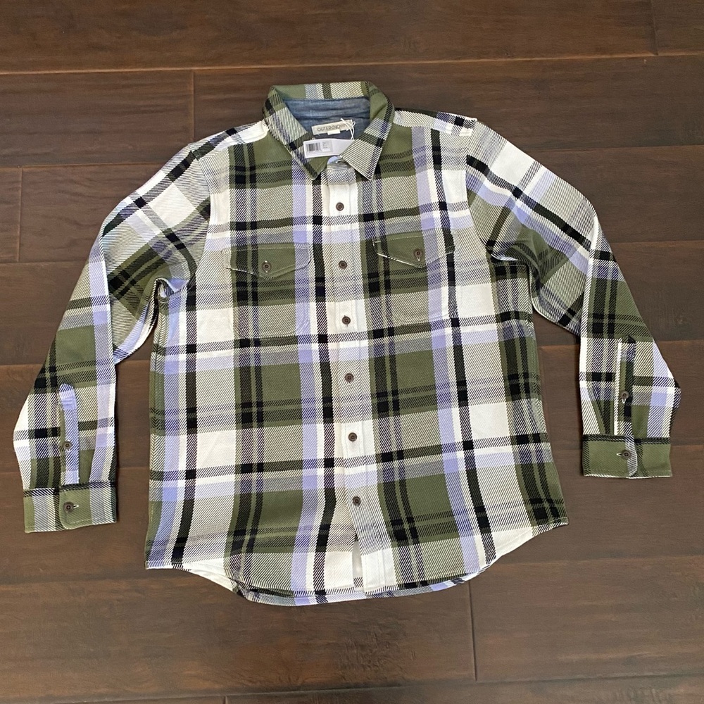 New Outerknown 100% organic cotton blanket shirts men’s size L and M